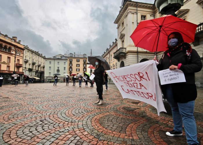 Manifestazione dei Professori senza cattedra