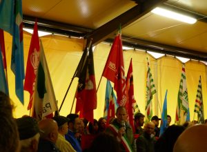 Manifestazione sindacati Verres