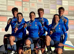 Martina Berta italia podio mondiali team relay