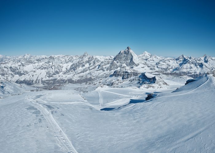 Audi Fis Ski World Cup, Matterhorn Cervino Speed Opening, Zermatt Cervinia (SUI ITA), //, immagini aeree della pista Gran Becca Photo credit: Pascal Gertschen