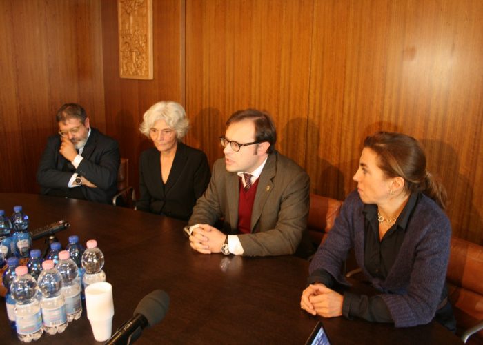 Da sinistra: Maurizio Scazzina, Manuela Brusoni, Stefano Aggravi, Sara Puglia Mueller