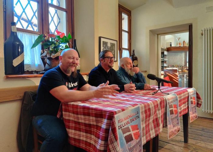 Da sinistra: Michel Perret, Christian Sarteur e Joseph Henriet