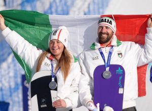 Michela Moioli LorenzoSommariva argento olimpiadi milano cortina photo Marco Tacca Pentaphoto