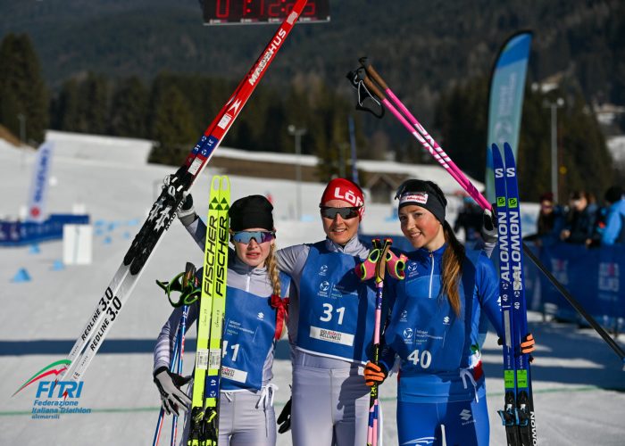 Mondiali winter triathlon Axelle Vicari bronzo