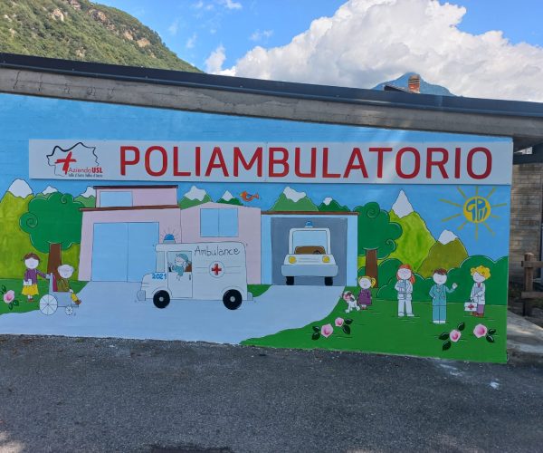 Murales poliambulatorio Donnas