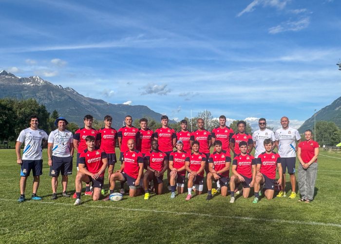 Nazionale italiana seven rugby a Sarre