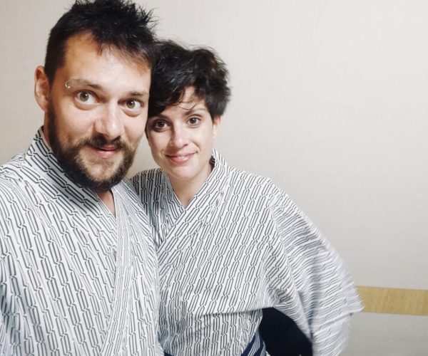 Nicholas Pera con la moglie Roberta