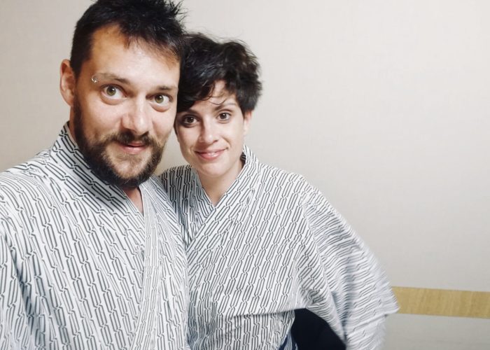 Nicholas Pera con la moglie Roberta