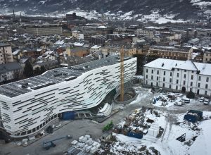 Nuova Università della Valle d'Aosta vista dall'alto