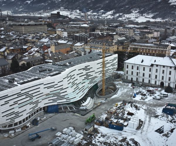 Nuova Università della Valle d'Aosta vista dall'alto