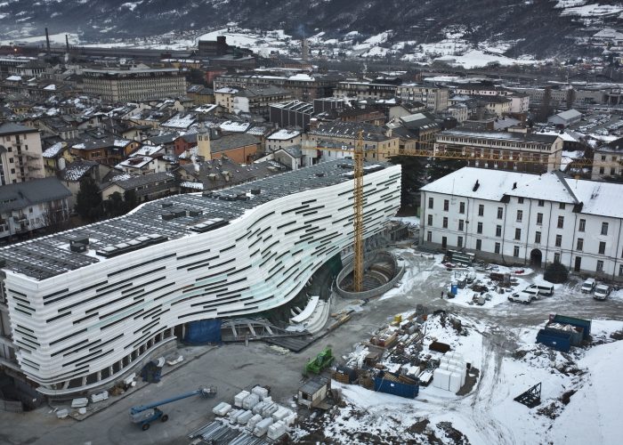 Nuova Università della Valle d'Aosta vista dall'alto