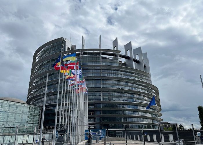 La sede del Parlamento europeo di Strasburgo