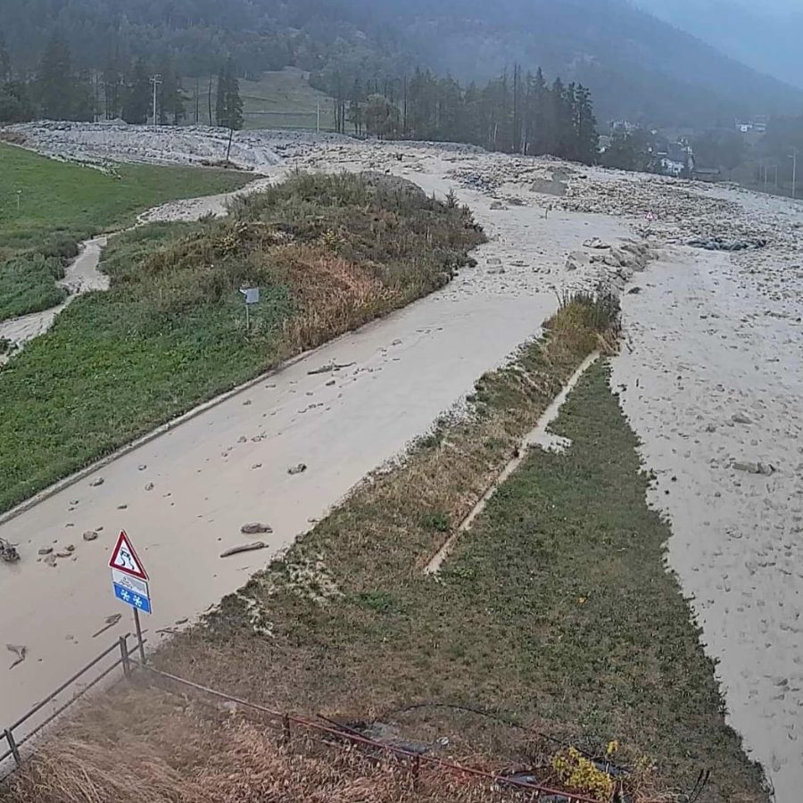 colata detritica fra Bionaz e Oyace