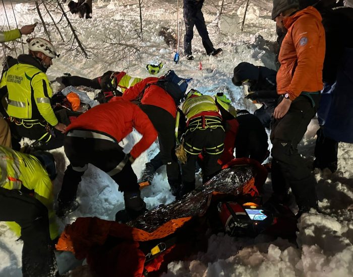 Il salvataggio dell'escursionista a Gressoney-La-Trinité