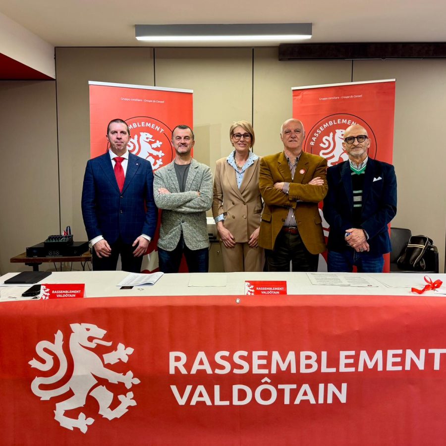 Nuovi vertici Rassemblement Valdotain