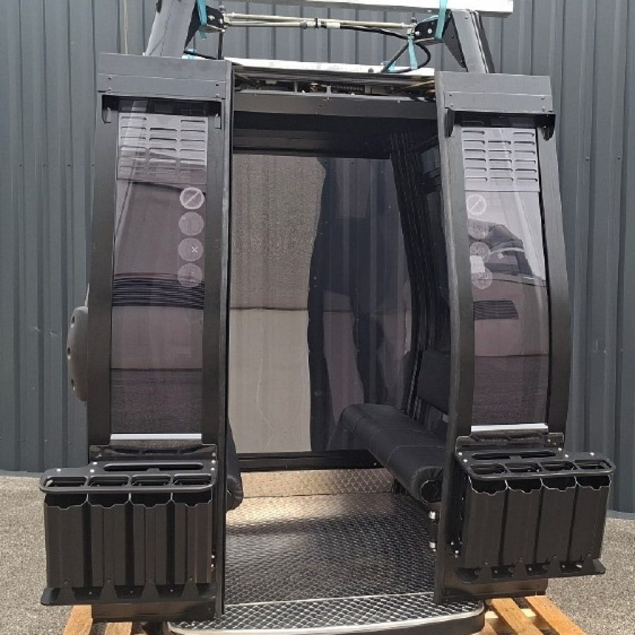 Il prototipo delle nuove telecabine Aosta - Pila