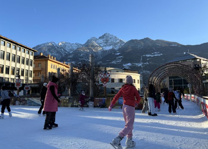 Pista pattinaggio mercatini