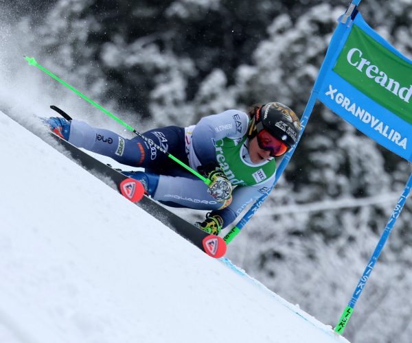 FIS Ski World Cup 2023-2024. Federica Brignone (ITA) Soldeu (AND) 10/02/2024 Photo: Marco Trovati /Pentaphoto