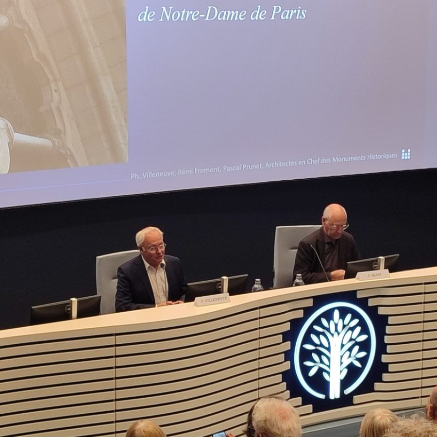 Philippe Villeneuve Carlo Blasi restauro Notre Dame