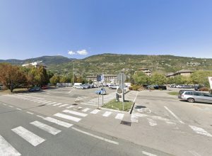 Piazzale Ducler, l'ex area Ferrando, ad Aosta