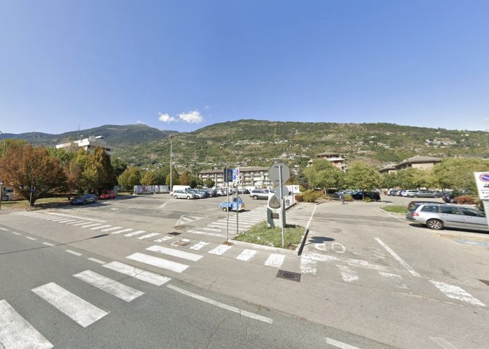 Piazzale Ducler, l'ex area Ferrando, ad Aosta