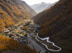 Pista fondo Gressoney La Trinité con snowfarming