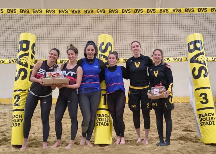 Podio femminile CIPS silver beach volley