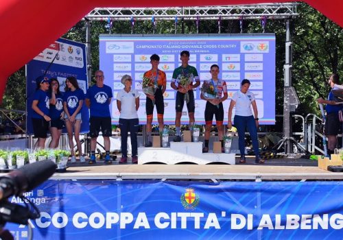 Podio italiani XCO Michel Careri