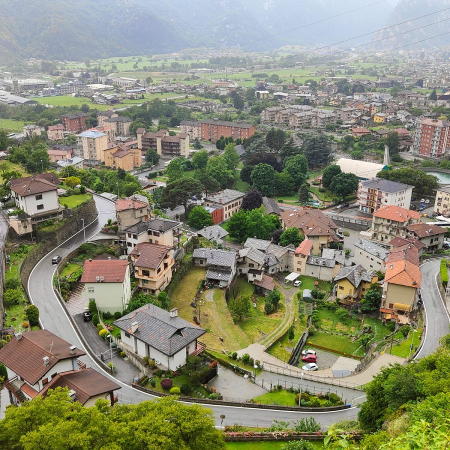 Pont-Saint-Martin dall'alto