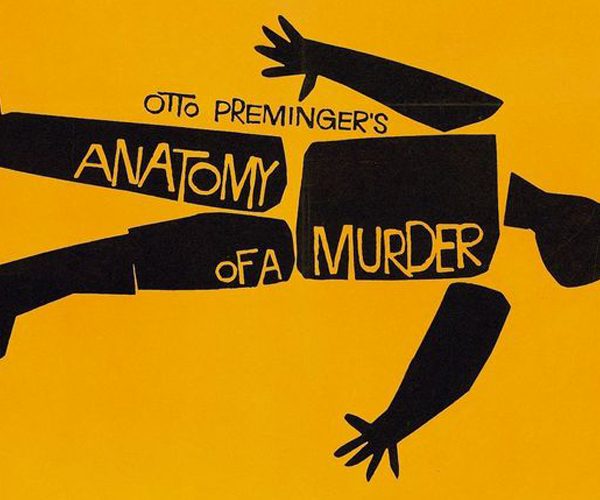 Poster Anatomy of a murder - Saul Bass
