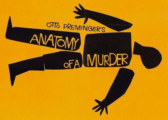 Poster Anatomy of a murder - Saul Bass