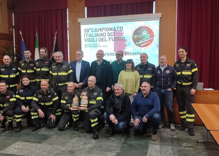 Presentazione Campionati italiani di sci dei vigili del fuoco