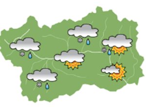 La previsione per la mattina di sabato 26.