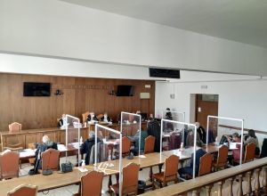 Un'udienza del processo Edilvu.