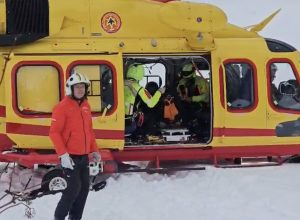Recupero canale dei Vesses. Soccorso Alpino Valdostano.
