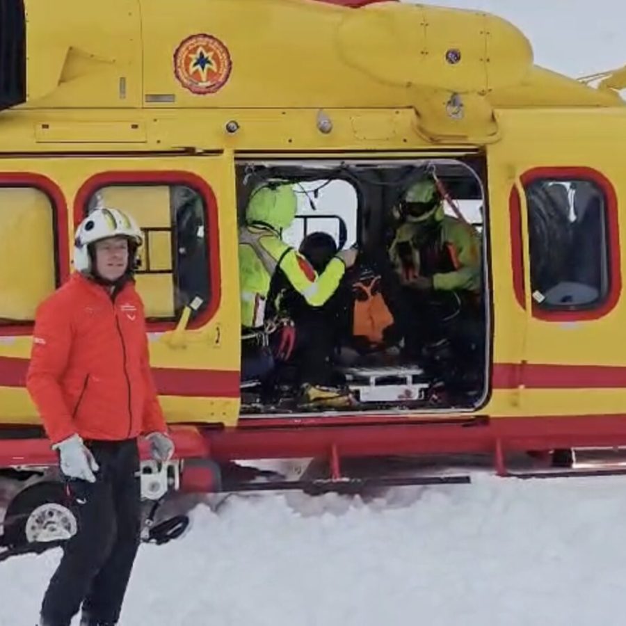 Recupero canale dei Vesses. Soccorso Alpino Valdostano.