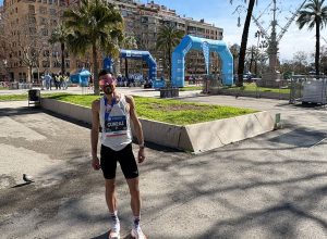 René Cuneaz maratona Barcellona