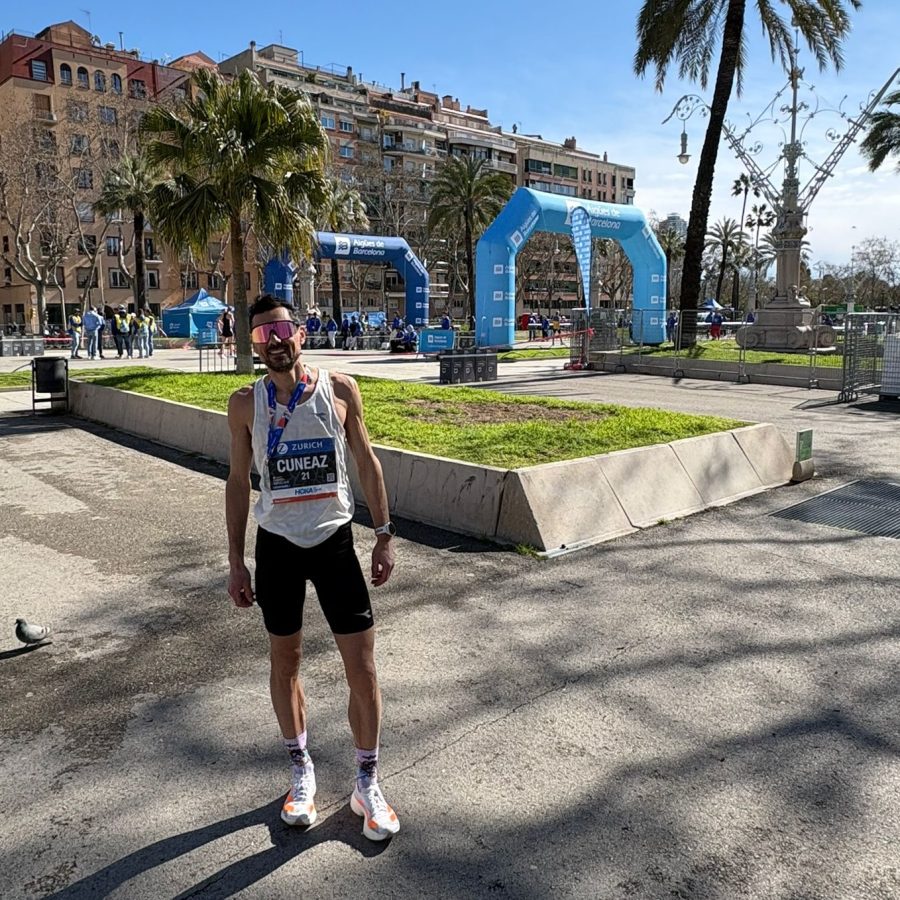 René Cuneaz maratona Barcellona