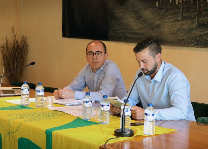 Richard Lanièce e Alessio Nicoletta all' Assemblea Coldiretti del 4 di maggio 2019