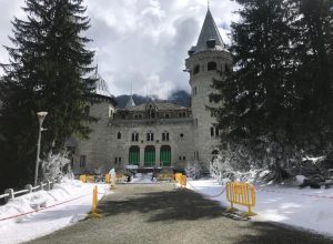 Riprese Delitto sulle nevi al castel Savoia di Gressoney Saint Jean