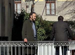 Riprese Rocco Schiavone zona cattedrale di aosta