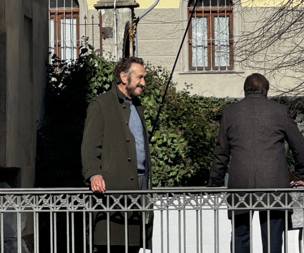 Riprese Rocco Schiavone zona cattedrale di aosta