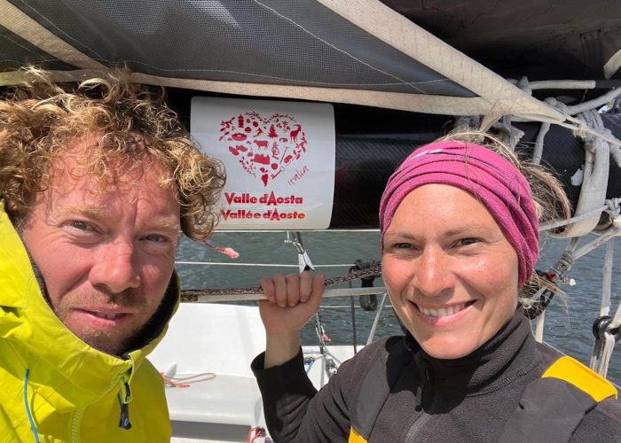 Roger Junet e Estelle Greck alla Normandy Channel Race