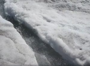 Il "ruscello" sul Breithorn.