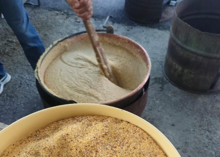 Sagra polenta Doues