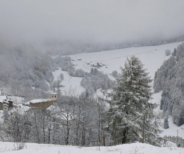 Saint Rhémy en Bosses - neve Valle d'Aosta 14 novembre 2024