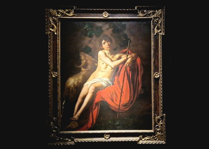 San Giovanni Battista Mostra Caravaggio per Ventennale Forte di Bard Foto Alice Dufour