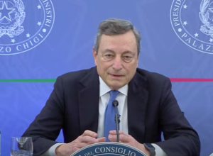 Conferenza stampa Premier Mario Draghi