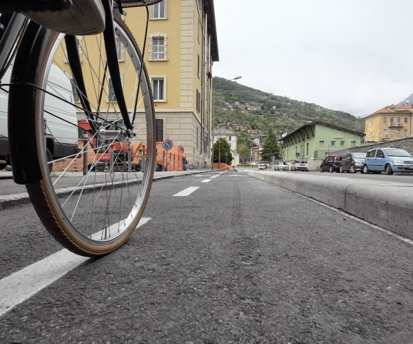 pista ciclabile Aosta