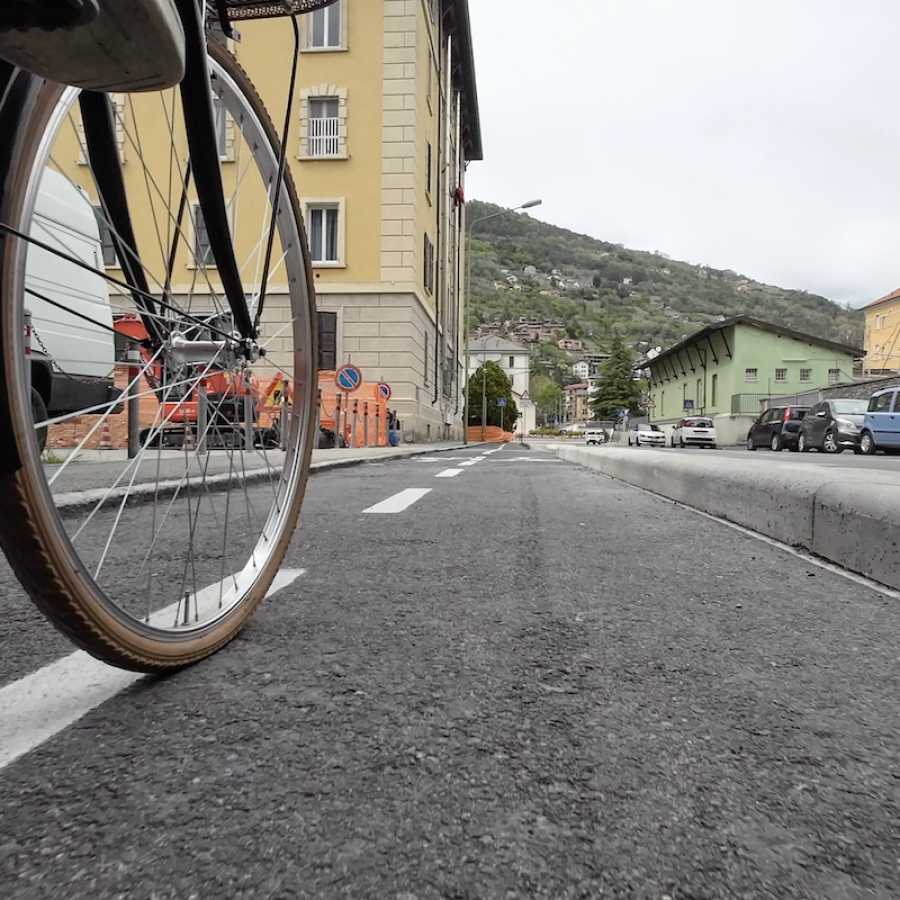pista ciclabile Aosta